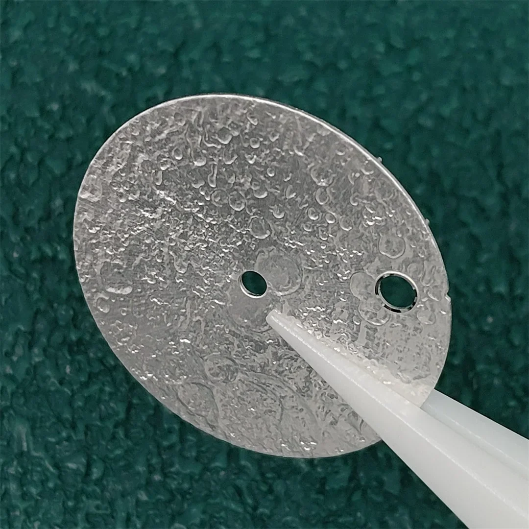 28.5mm Watch Dial Chang'e Lunar Surface Modification Men's Space Mechanical Watch Replacement Accessory for NH35 NH36 Movement