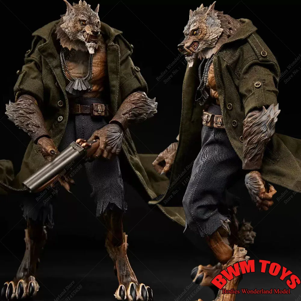 2Pcs/set BESTLEE Studio 1/12 Fury Planet Werewolf Series Veteran William Short Sleeve Windbreaker Damaged Pants fit 6'' Body