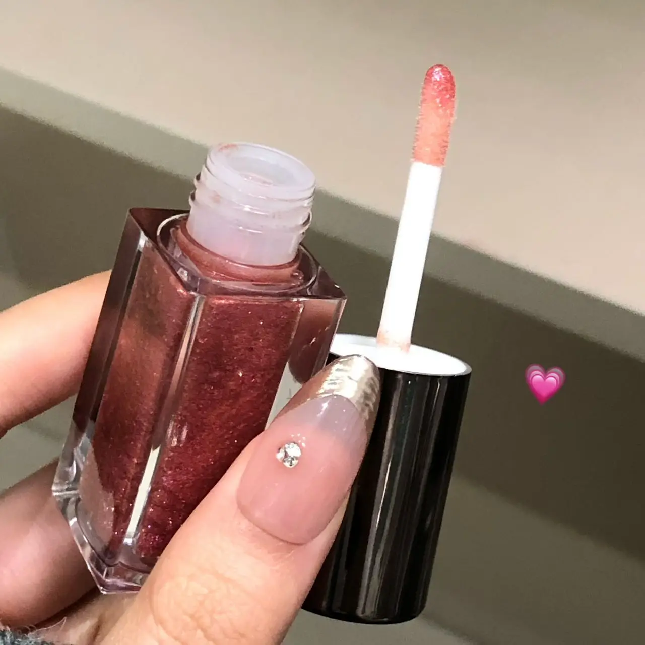 Herorange Starlight Radiant Lip Gloss Pearlescent Fine Sparkle Langanhaltende, feuchtigkeitsspendende, lichtecht, nicht klebende, klare, wässrige Lippenglasur