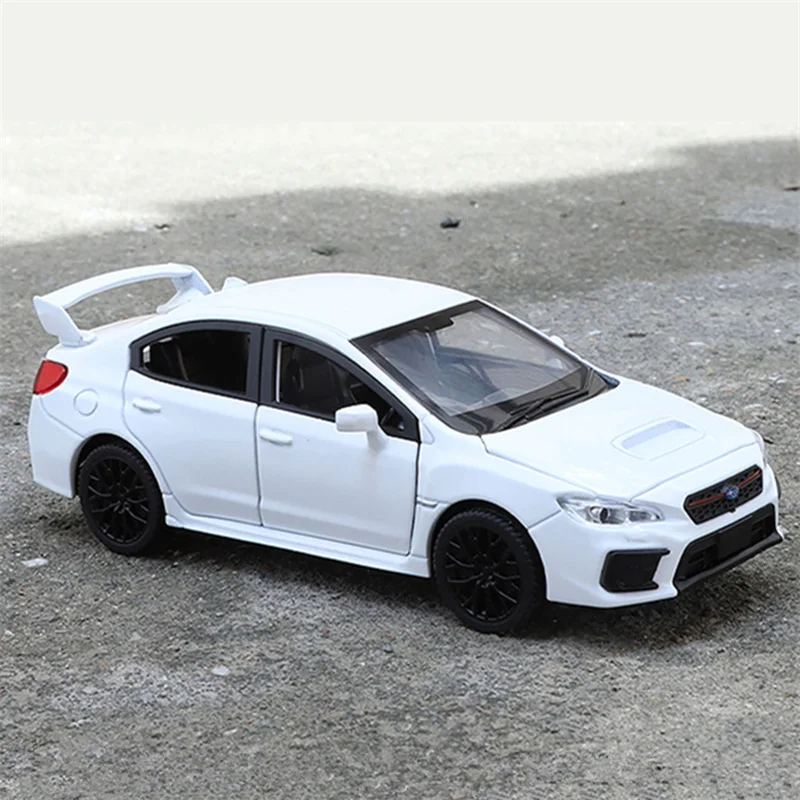 

1:32 Subaru Impreza WRX STI Alloy Sports Car Model Diecast Metal Racing Vehicles Car Model Sound Light Simulation Kids Toys Gift