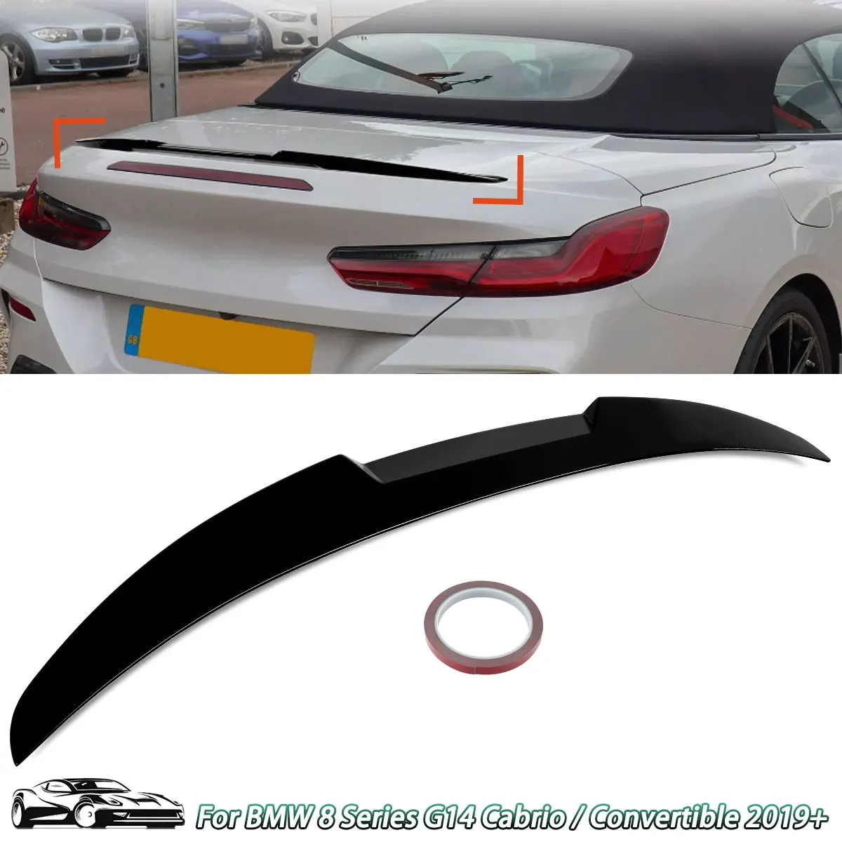 

AC Style Fits BMW 3 Series G20 G80 M3 2019+ Rear Trunk Boot Lip Spoiler Painted