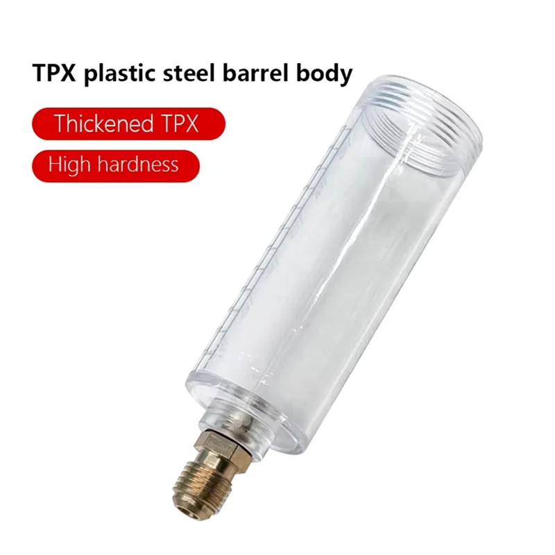 ABJN-автоматическая форсунка для краски масла, 30 мл, ручная форсунка для краски A/C, 1/4 SAE, адаптер для муфты для краски масла для автомобиля, автомобиля, домашнего кондиционера