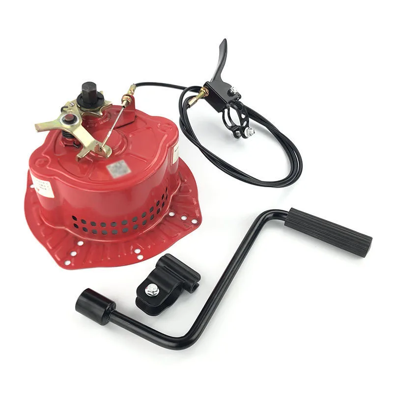 Hand-cranked tiller accessories no-pull starter diesel engine easy to start no-pull air-cooled diesel engine