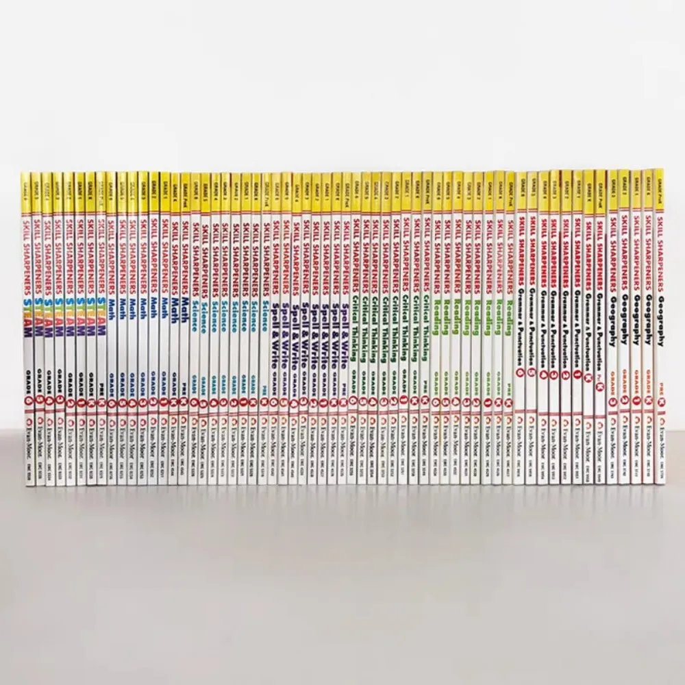 Evan-Moor Skill Sharpeners Grade Set PK-G6 Kindergarten Primary School Class English Teaching Book Textbook Reading Science Math