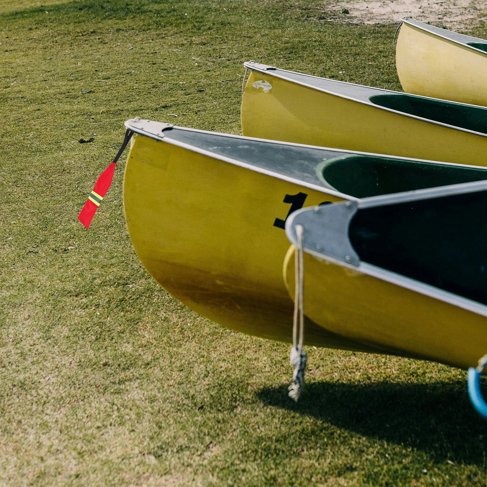 

1PC Kayak Flag High Visibility Reflective Materials Canoe Yacht Safety Bike Trailer Car Body Decals Waterproof Stickers Oxford
