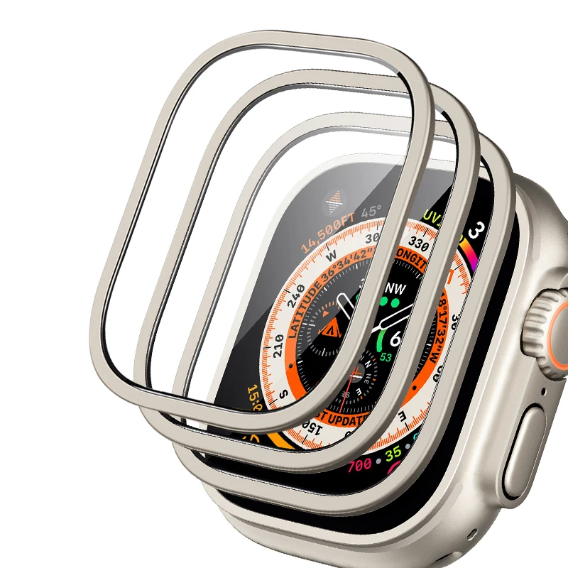 Kratzfeste gehärtete Glasfolie für Apple Watch Ultra 49 mm HD-Displayschutzfolie, Proof-Serie 49 mm Smart-iWatch-Band-Zubehör