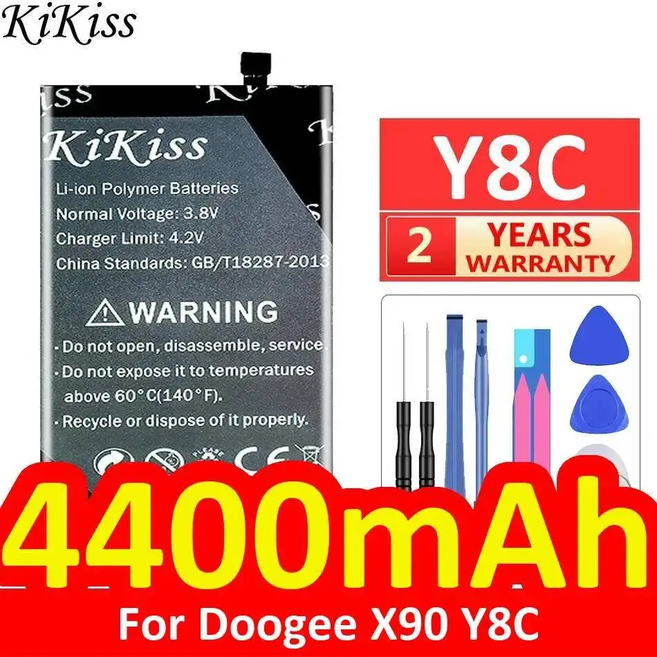 Mobile Phone Battery Durable 4400mAh Long Lasting For Doogee X90 Y8C