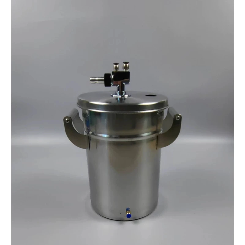 Small Powder Coating Hopper Portable Stainless Steel Can Used for Electrostatic Spraying of Coatings Steel Tank