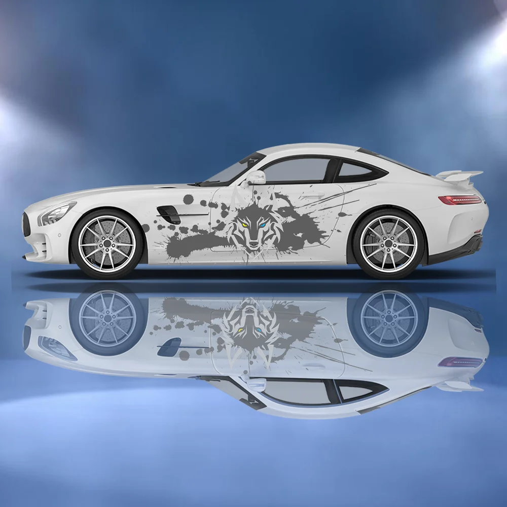 

Fierce Wolf Scorpion Car Vinyl Wraps Decal Self-adhesive PVC Sticker Suitable for Trucks SUV Decoration Auto Accessories Gift