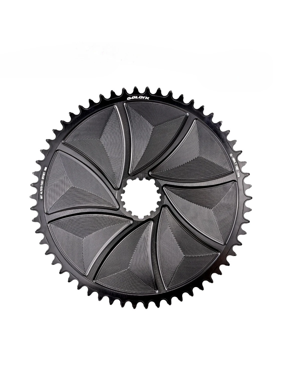 AliExpress GOLDIX 3-Bolt 3mm Offset Bicycle Chainring Wide and Narrow Teeth AERO Chainring CNC Hollow Cutting Machining for 3Bolt Crankset