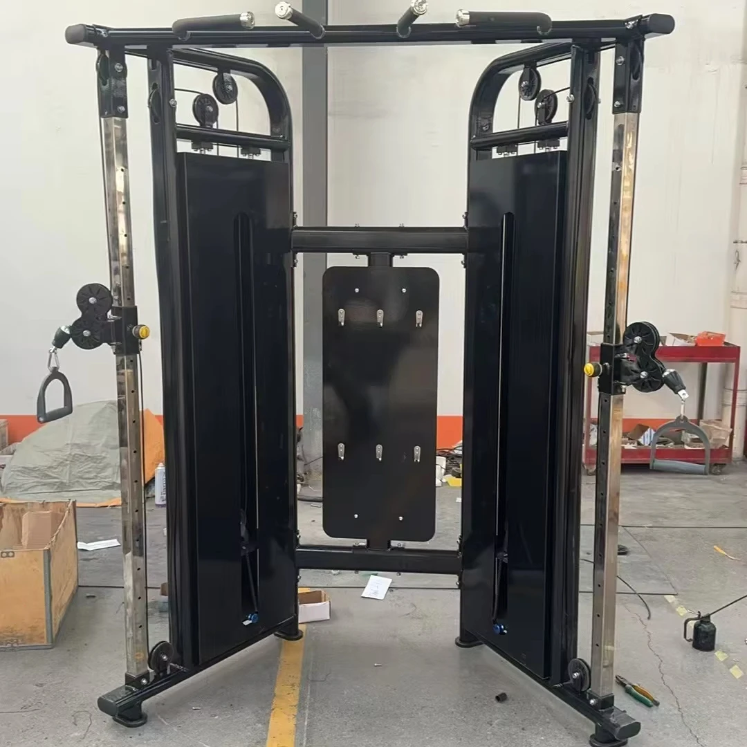 

Commercial Steel Multi-Functional Gym Equipment Pin Load Selection Crossover Cable Machine Squat Rack Comprehensive Pull-Up