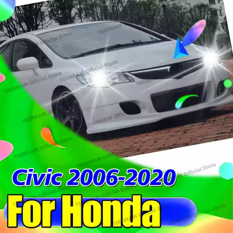 2x For Honda Civic 2006-2020 2007 2008 2009 2010 2011 2012 2013 Led Bulbs H8 H11 Fog Lights 15000LM 6000K 12V White Auto Lamps