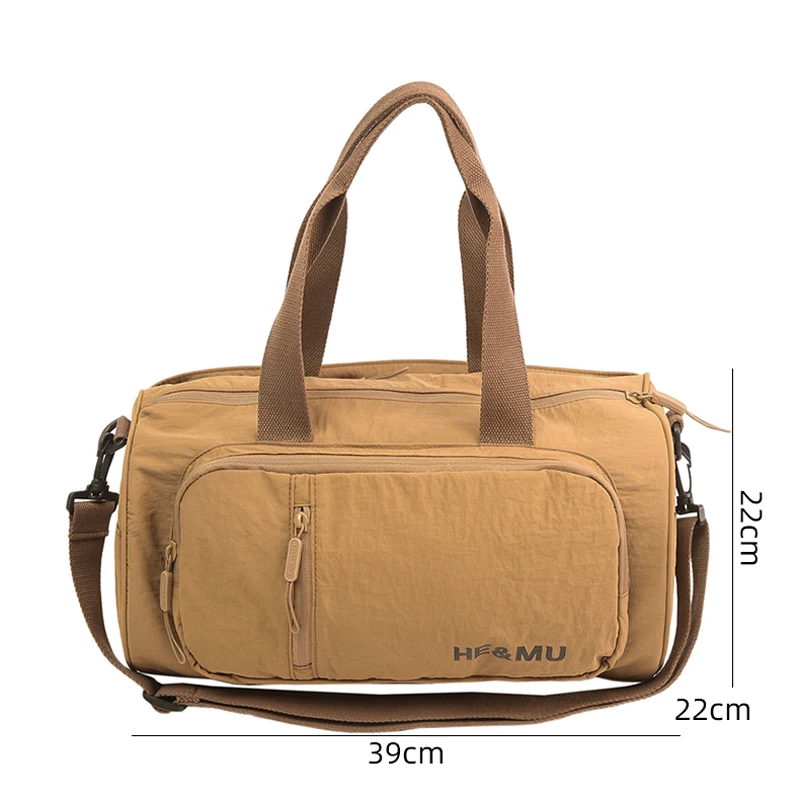 حقيبة كروس كاجوال ذات سعة كبيرة حقائب كتف للسفر للجنسين حقيبة رياضية للياقة البدنية محمولة تحمل حقيبة ظهر عصرية بحمالة