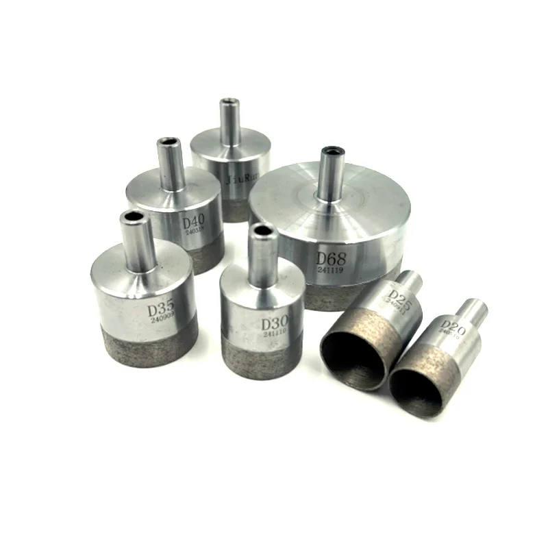 8pcs/lot Diamond Powder Sintered Drill Bit Tile Marble Glass Ceramic Jade Hole Saw Drilling Bits For Power Tools With Box