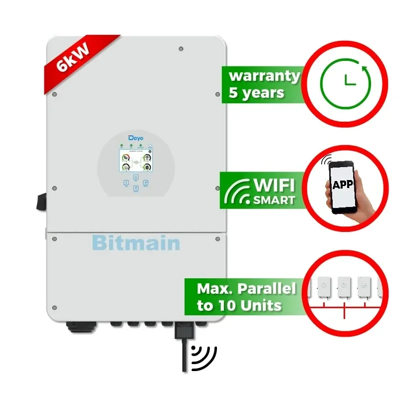 Deye Single Phase Energy Storage Inverter SUN- 6K-SG05LP1-EU