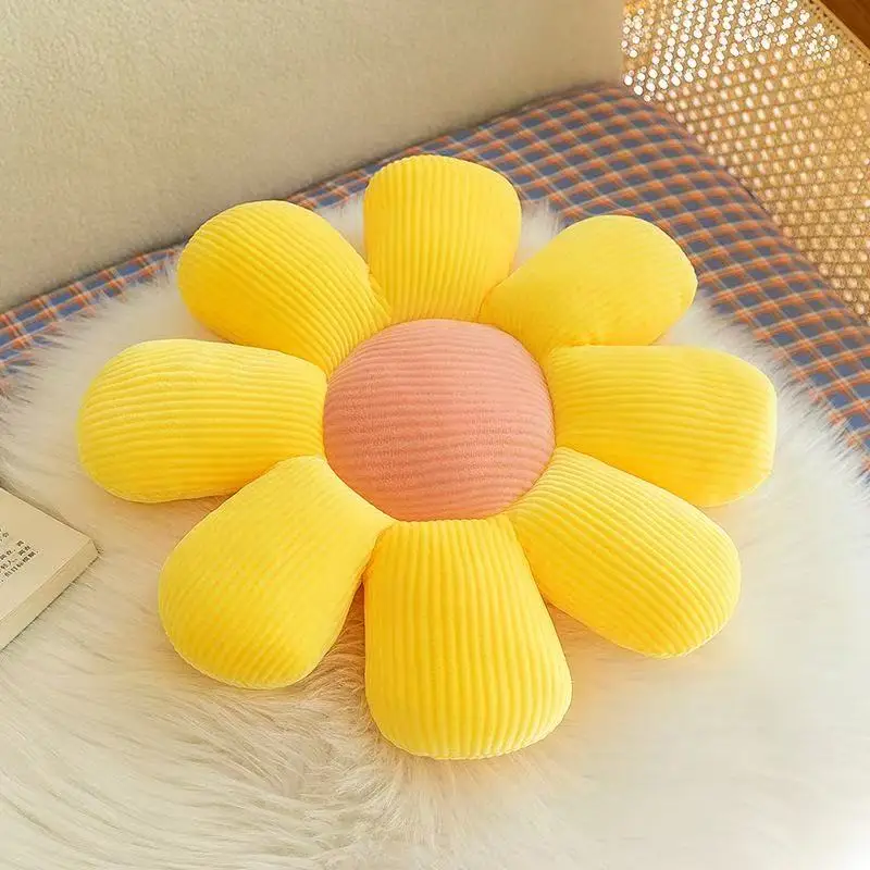 6 Styles Sunflower Pillows Small Daisy Cushions Petals Flowers Cute Birthday Gifts 40cm Home Decorations Bedroom Office Supplies
