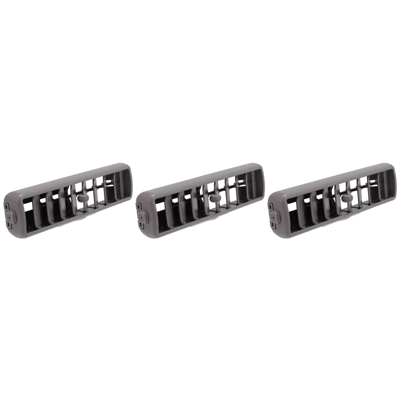 

3X Gray Car Roof Top Side Air Conditioning Vent Outlet A/C Panel Grille Cover Install For Mitsubishi Pajero V93 V97