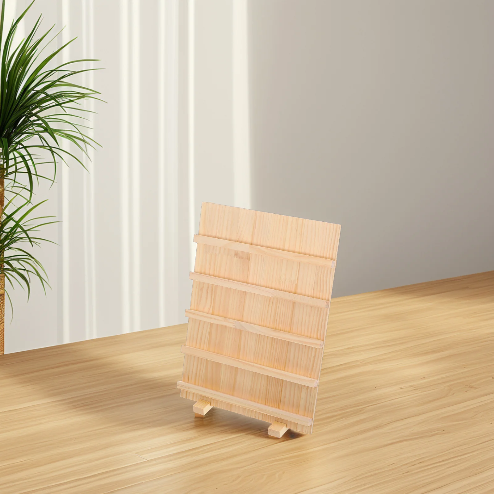 

Five-Layer Jewelry Display Stand Wooden Multi-Tier Earring Holder Base Organizer Retail Vendor Craft Show Jewelry Display Holder