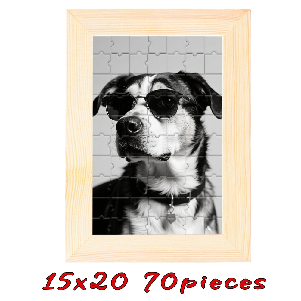 【Custom】Framed Wooden Puzzles, Custom Graduation Photo Puzzles as Gifts, Personalized, Multiple Color Sizes Wooden Frames, Gifts