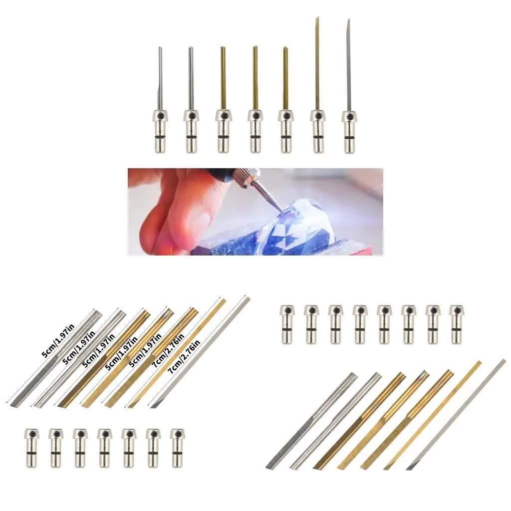 

Jewelry Engraving Tool Set Replacement Bits Professional Jewelry Carving Graver Pneumatic Engraving Machine Accessories