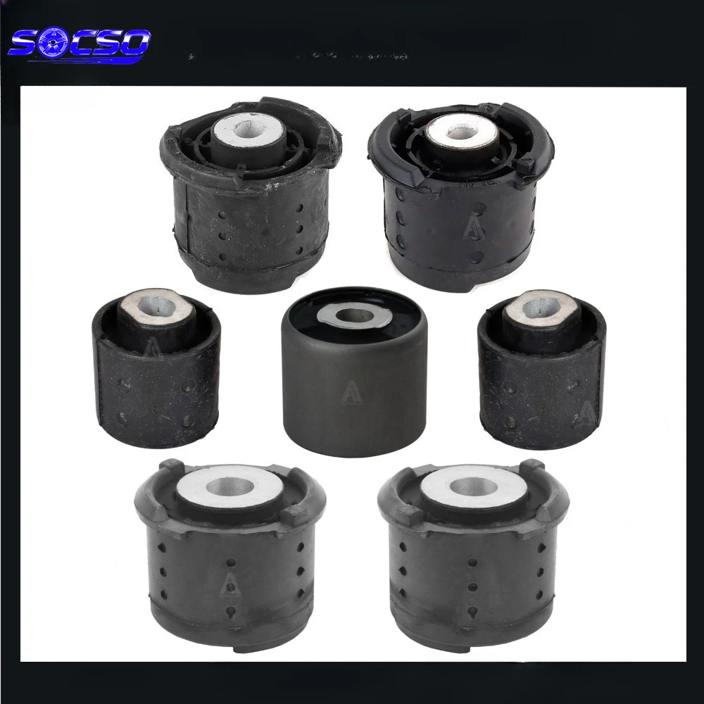

7PCS Rear Axle Subframe Control Arm Mount Bushing Kit for BMW E46 3 SERIES 2000-2008 33176751808 33171093565 33316769376