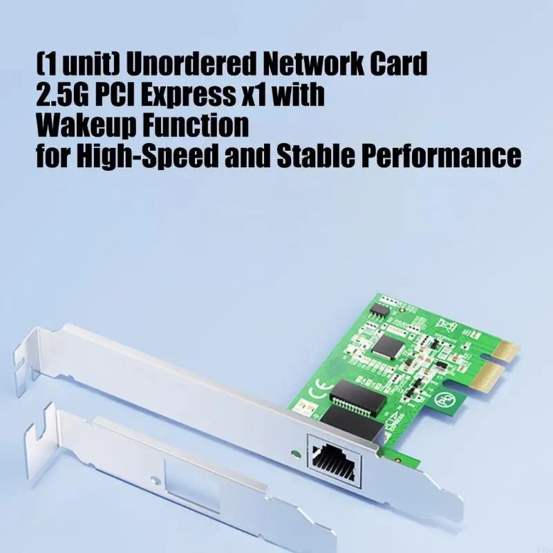  Easy Installs 2.5G PCIE Networking Card With Enhances Stability And Broad System Support For Video Editing And Gaming