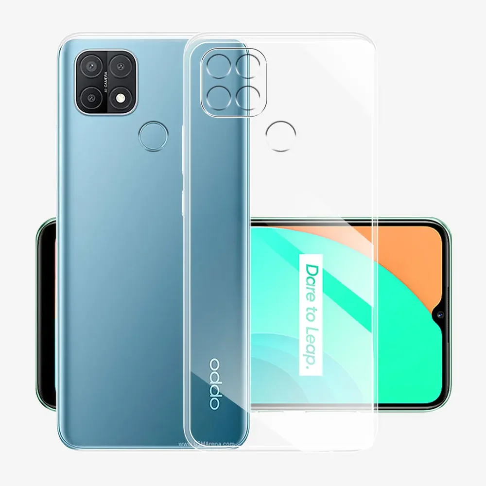 For Oppo A15 Case Ultra Thin Silicone Soft TPU Clear Back Case Cover For OPPO A15S Coque For Oppo A15 A15s Transparent Fundas