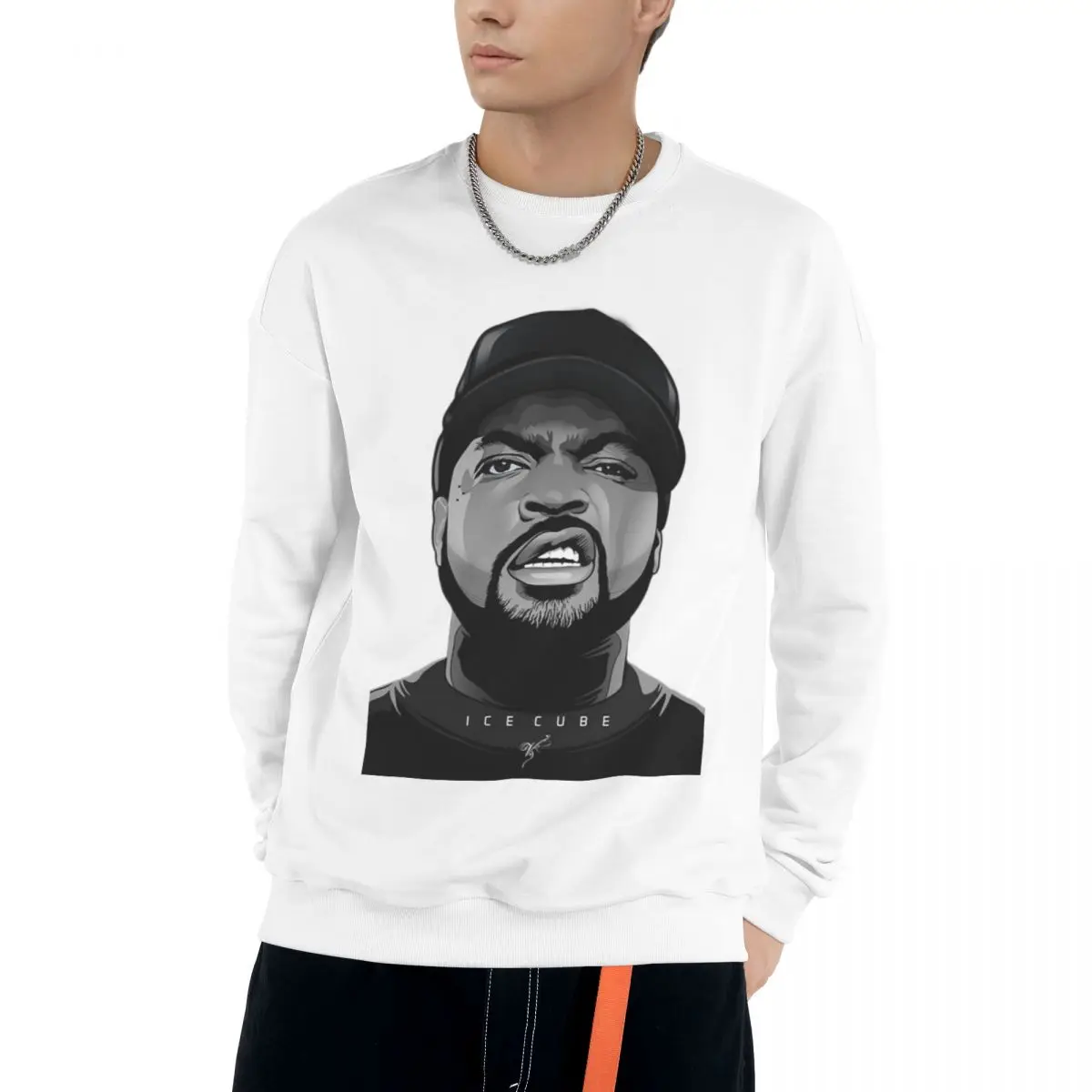 Ice Cube Hoodie Men Fashion Long Sleeve Sweatshirts Autumn Winter Men Women Casual Sweatshirt Hoodie