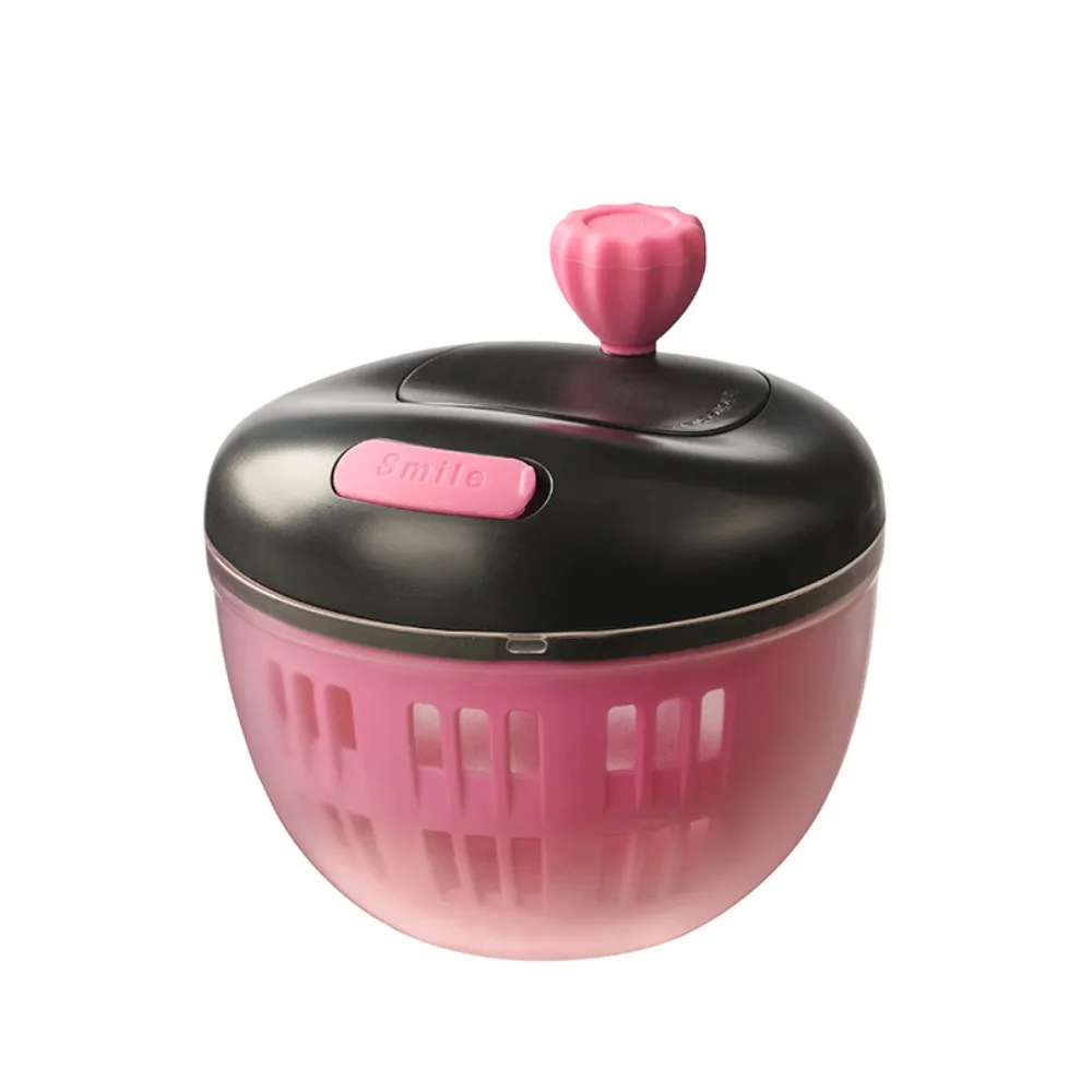 

Drain and Spin Dryer Vegetable Washing Basin Plastic Food Grade Fruit Vegetable Dehydrator Large Capacity Fresh-keeping
