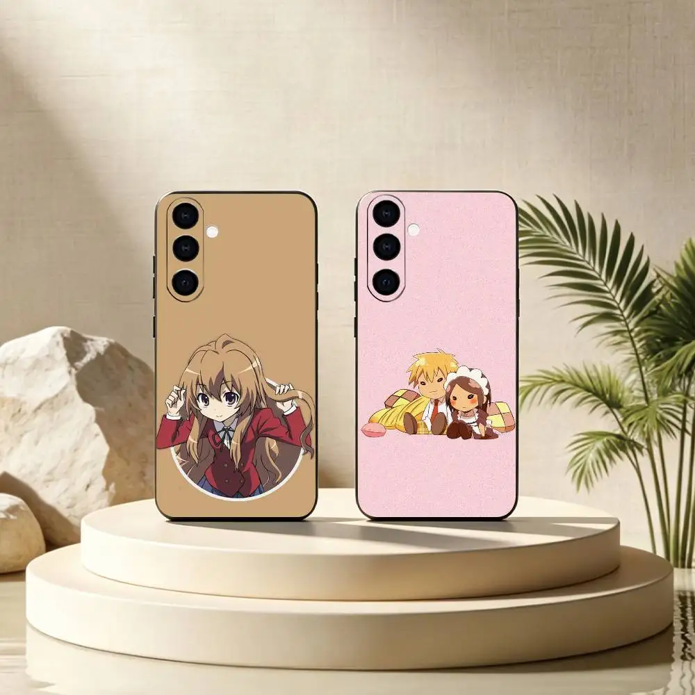 Anime Toradora Ryuuji Taiga Phone Case Black Silicone Soft For Samsung Galaxy A73,A72,A71,A70,A53,A52,A51 Gift