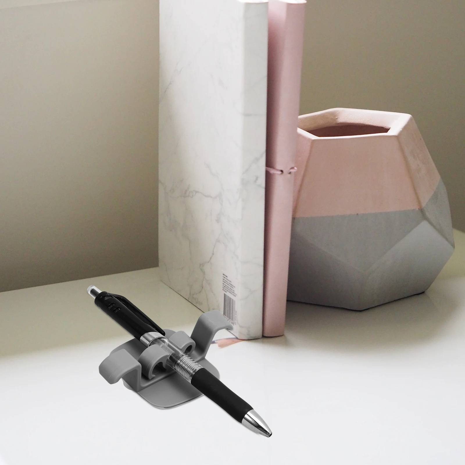 

6 Pcs Pen Clamps Mini Clips Marker Whiteboard Holder Creative Adhesive Pencil Fixing Buckle Office