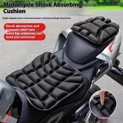 1/2pcs Motorcycle Fit for Seat Pad 3D Comfort Gel Cushion Fit for Seat Breathable Universal Shock Absorbing Fit for Seat Cover