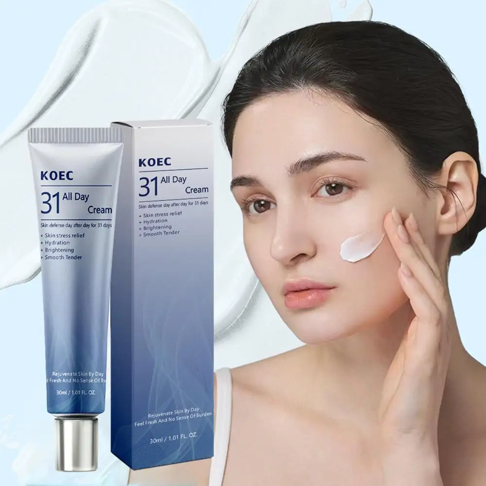 2pcs Day + Night Nicotinamide Face Cream Lightening Skin Tone Face Skin Care Facial Cream Moisturizers Nourishing Smoot