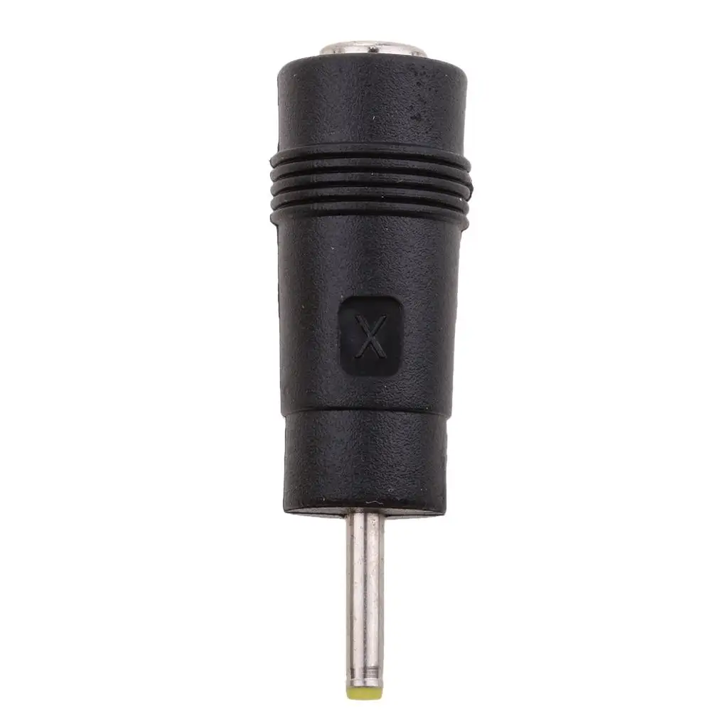 Adaptador de alimentação DC, plugue macho para fêmea Jack, 2,5x0,7mm, 5,5x2,1mm, 5X, 10pcs