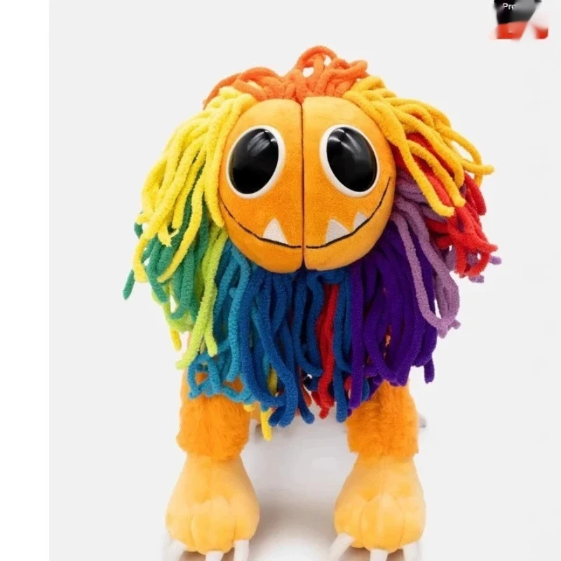 

Yarnaby Plush Toy - Rainbow Colorful Lion Stuffed Animal Soft and Cute Plushie Doll for Children and Collectors