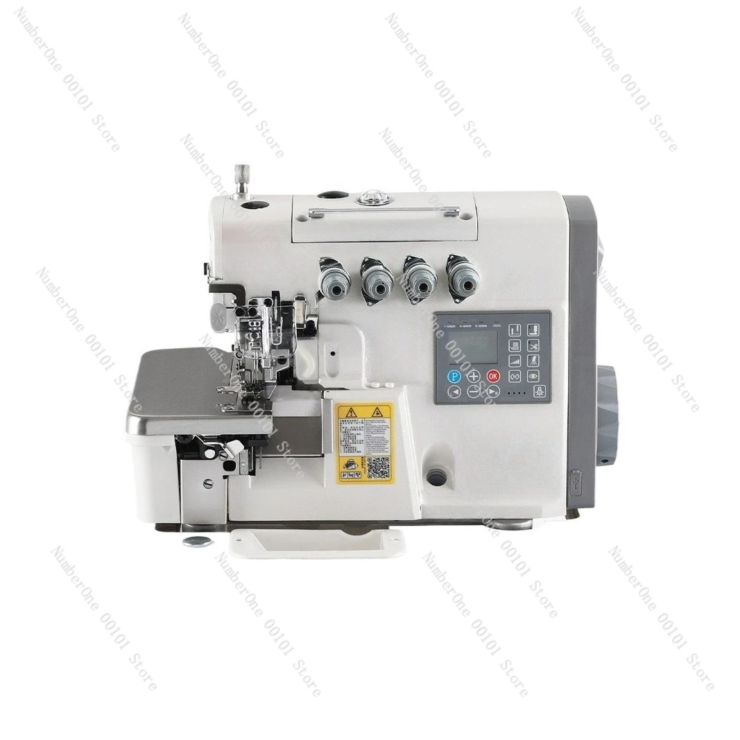 Computer overlock sewing machine, automatic thread cutting, direct drive integrated edge copying machine, edge machine,