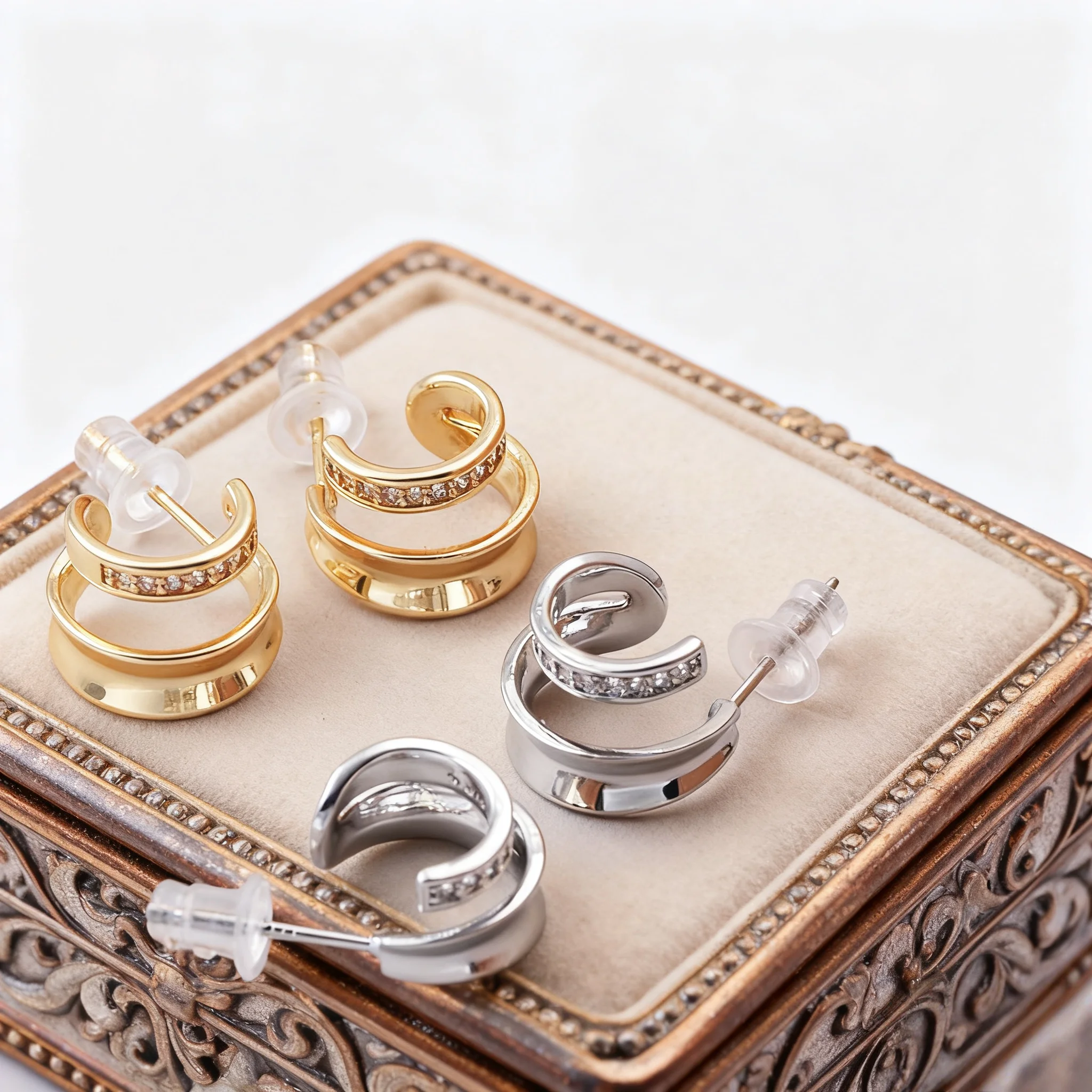 

Новые хиты продаж, золотые нежные серьги в богемном стиле с ритмом, подходят для девочек, женские вечерние ювелирные аксессуары, подарки