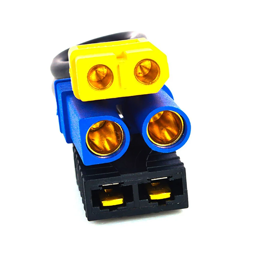 For RC Battery Short Circuit Loop Discharge Plug U‑Shaped Jumper XT60 XT90 TRX EC5 T‑Plug Discharge Loop Connector 10AWG/12AWG