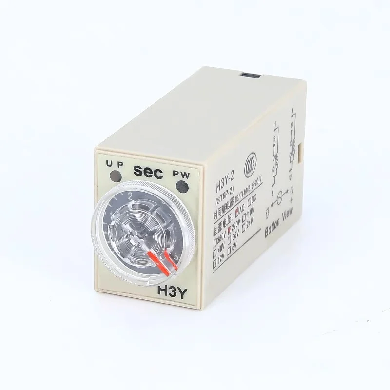 Power on Delay Time Relay H3Y-4  H3Y-2 Small 14-pin 8-pin  DC12v DC24v 220v Timer Switch  HY2NJ MY4NJ Relay Module