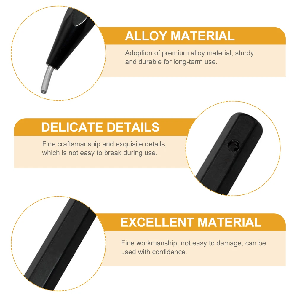 

Alloy Chin Rest Key for Violin Sturdy Lightweight Repair Tool Adjustable Cheek Holder Accessories Black Chinrest Key