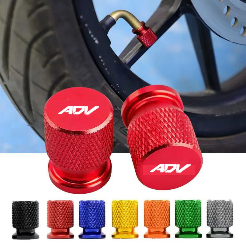 لهوندا ADV350 ADV150 ADV160 adv ADV 350 150 160 دراجة نارية الإطارات صمام منفذ الهواء الجذعية غطاء غطاء التوصيل CNC اكسسوارات ADV شعار