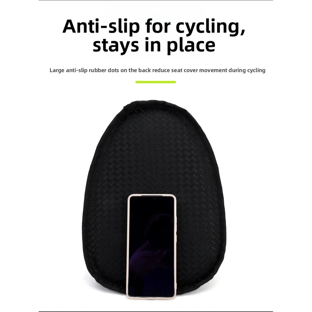 Electric Bike Seat Cover Supportive Foam PU Cushion High Elastic Sponge Bicycle Seat Cushion Cover Bicycle Cycling Seat Cover