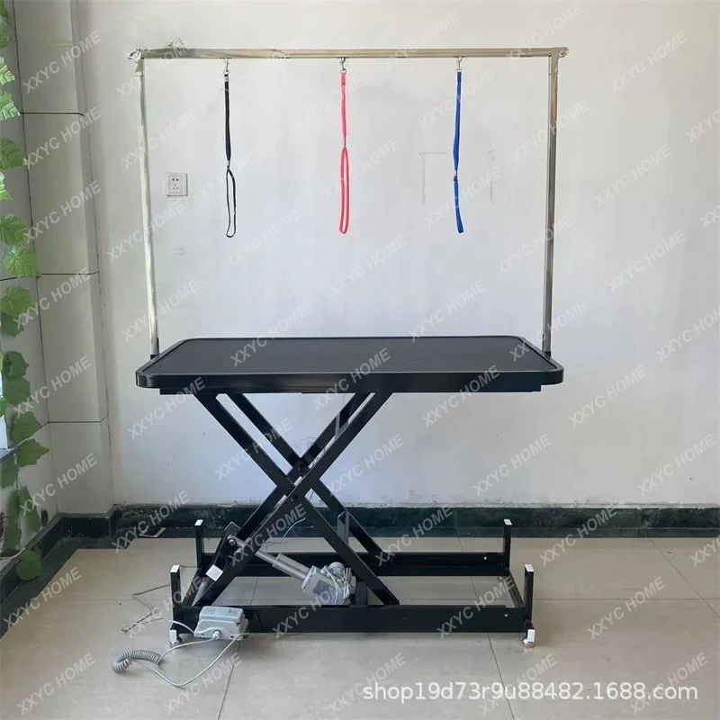 

LFolding Pet Grooming Table Electric Lifting Medium and Large Dog Trimming Cat Bathing Blowing Table