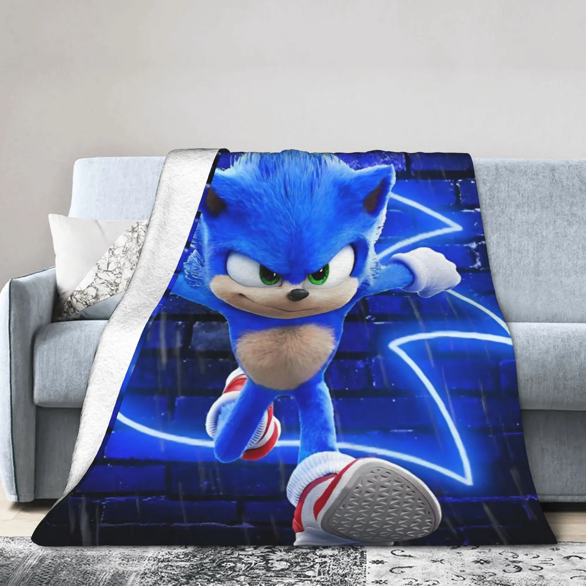 Sonices Movie Throw Blanket for Couch Video Game Fuzzy Soft Plush Blanket 50x60 Inch Multi-size Bedspread for All Seasons - view 3
