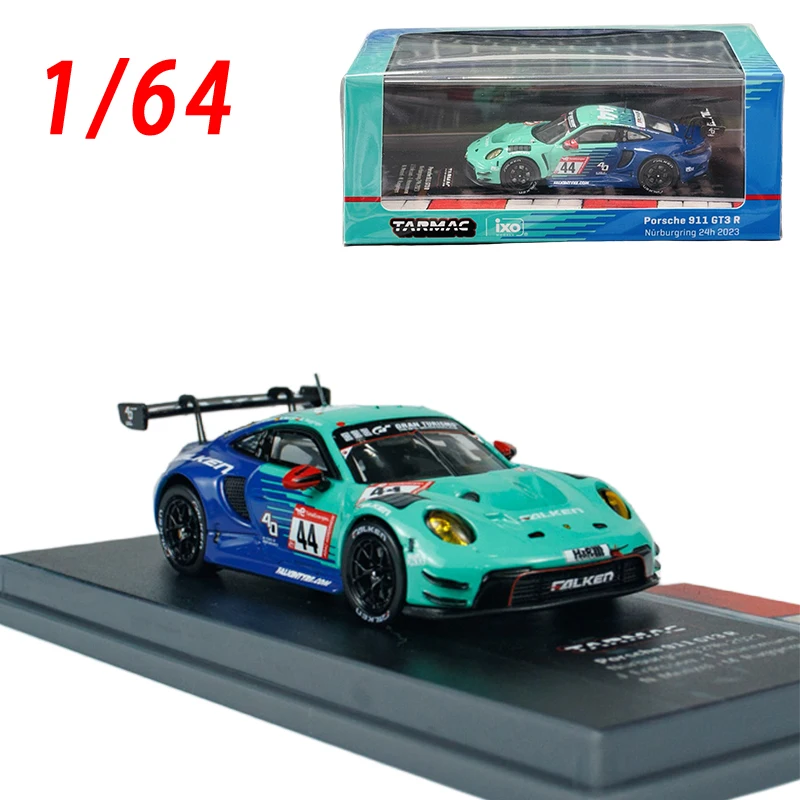 

TW Diecast 1/64 Scale Porsche 911 GT3 Alloy Car Model Porsche 44# Racing Car Play Vehicles Boys Gift Original Box