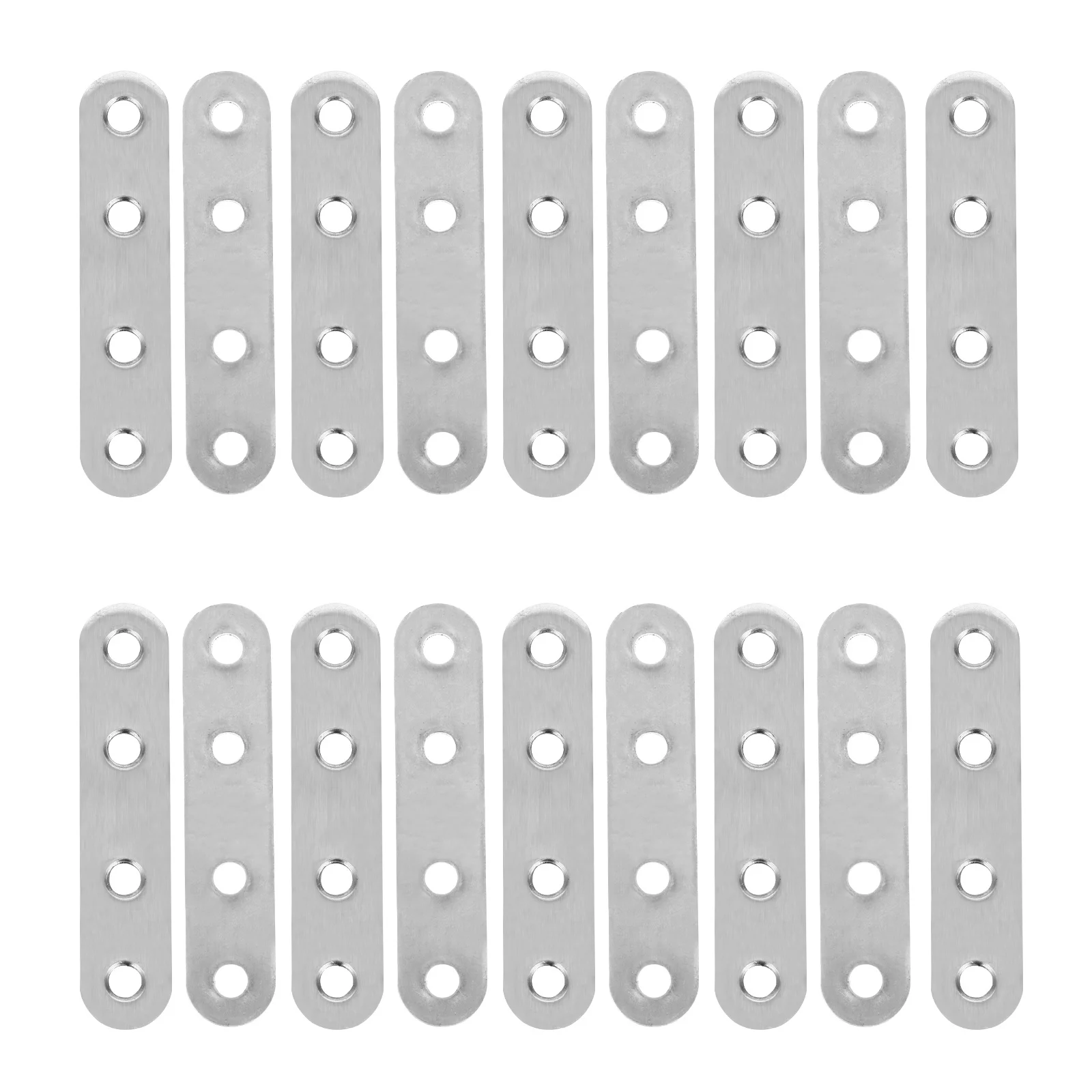 

40Pcs Stainless Steel Corner Bracket Heavy Duty Shelf Support Brushed Finish Furniture Fixing Sheet for Kitchen Bathroom