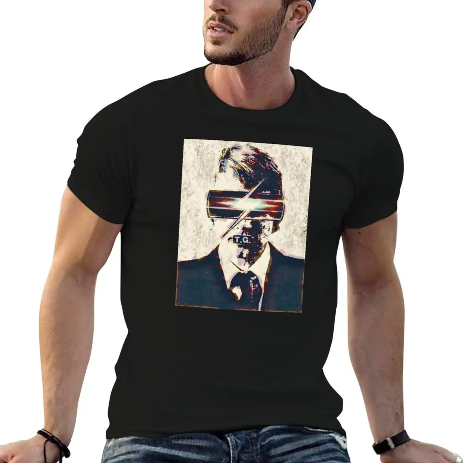 Throbbing Gristle T-Shirt blue archive tees clothes for men