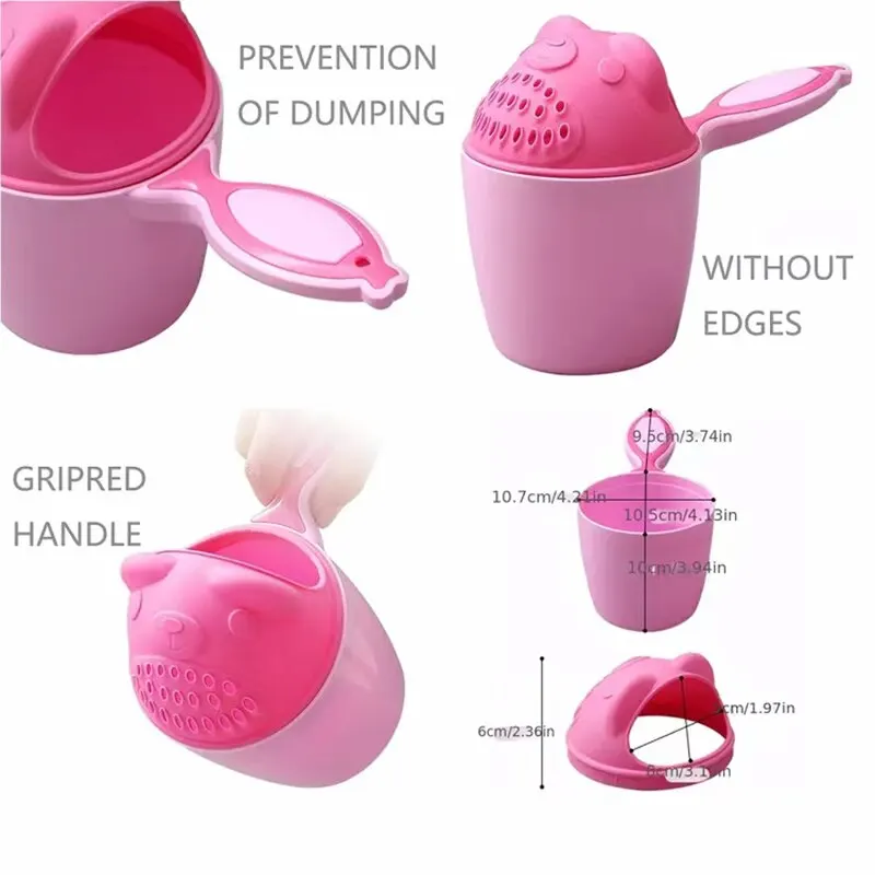 Protect Your Baby Eyes with This Shampoo Rinse Cup Multifunctional Bathing Supplies Shower Tools for Kids