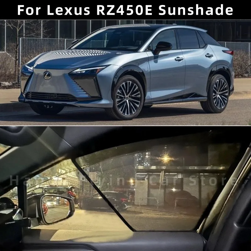 

Подходит для LEXUS RZ450E RZ300E: солнцезащитный козырек для окон автомобиля, солнцезащитная шторка для передних и боковых дверей, сетчатая шторка.