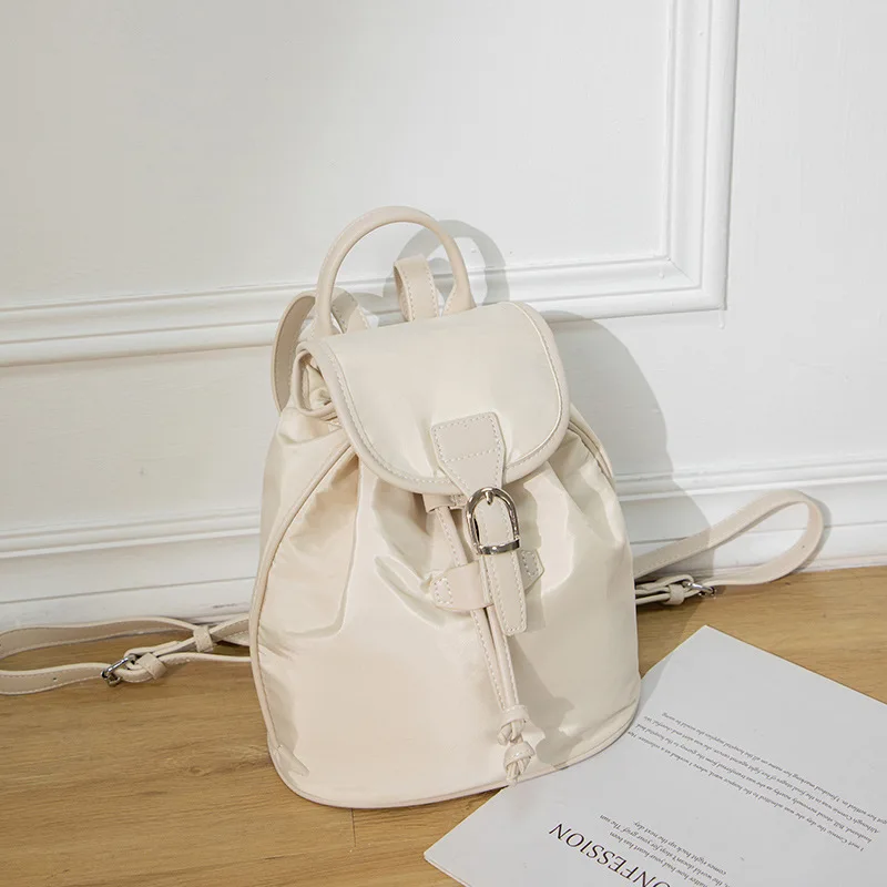حقيبة ظهر من النايلون للنساء برباط بسيط ومتعدد الاستخدامات حقائب مدرسية مقاومة للماء حقيبة ظهر كاجوال حقائب ظهر لطيفة Рুকস্যাক Шكولنديان Mochila